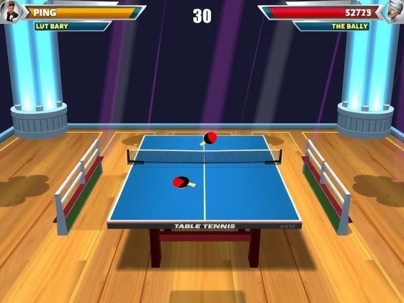 Table Tennis Titans Elite Gameplay Screenshot